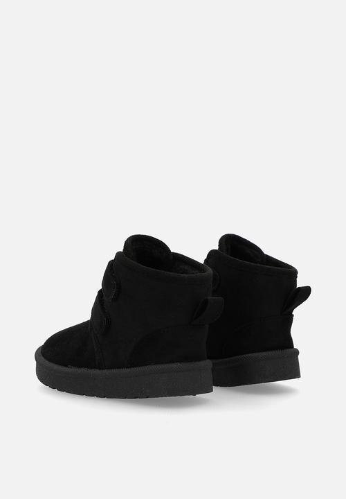 Pop Candy - Shearling lined boots - black