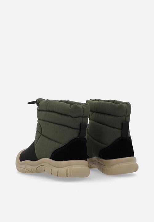 Pop Candy - Padded boots - green