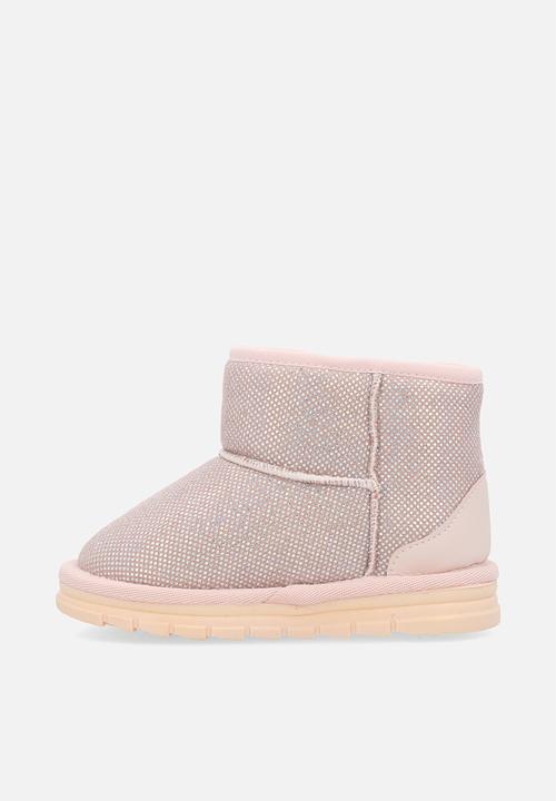 Pop Candy - Mettalic slipper boots-pink
