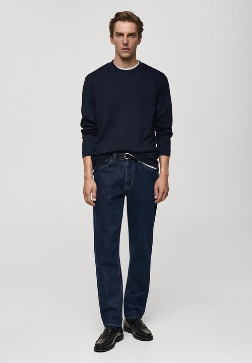 MANGO - T-shirt gareth - navy