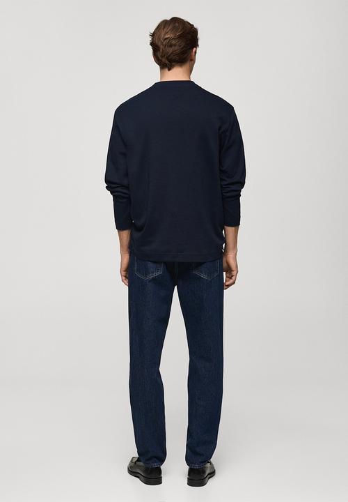 MANGO - T-shirt gareth - navy