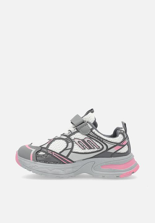 Pop Candy - Adjustable fastener mesh sneakers - grey/multi