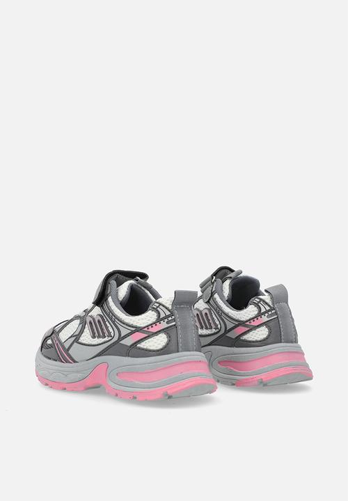 Pop Candy - Adjustable fastener mesh sneakers - grey/multi