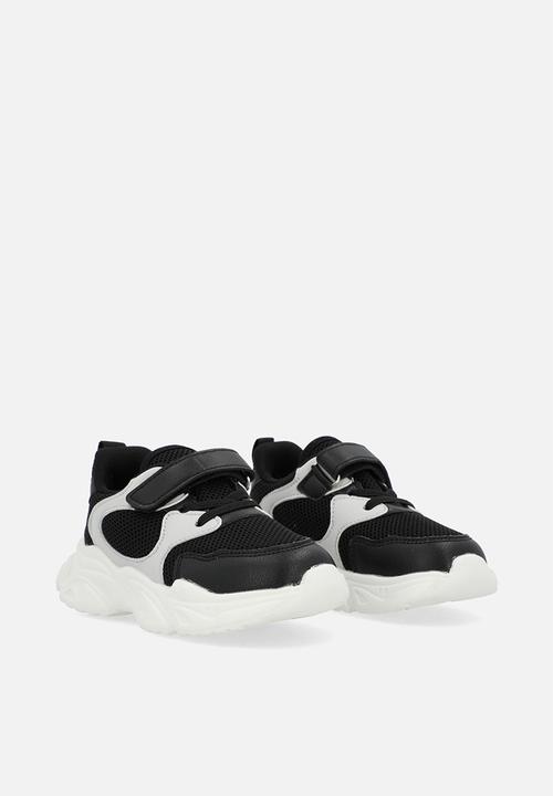 Pop Candy - Velcro & lace sneakers-black