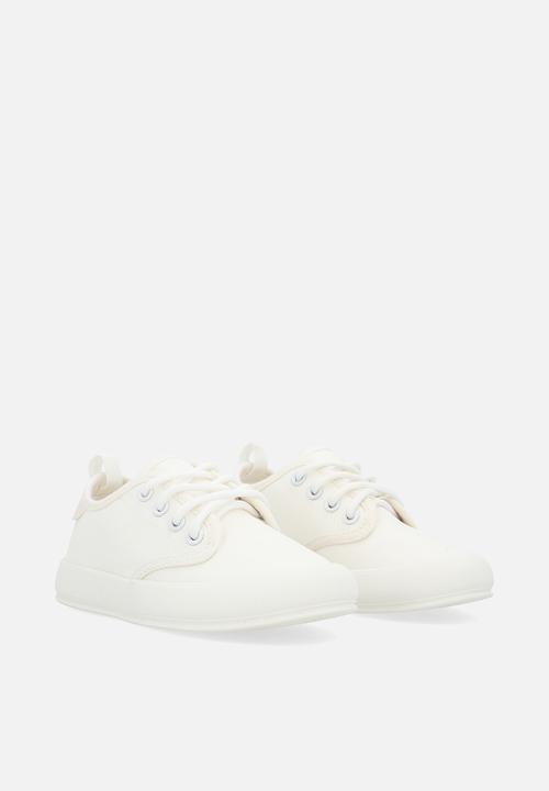 Pop Candy - Lace up sneakers - off white