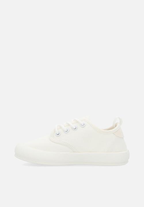 Pop Candy - Lace up sneakers - off white