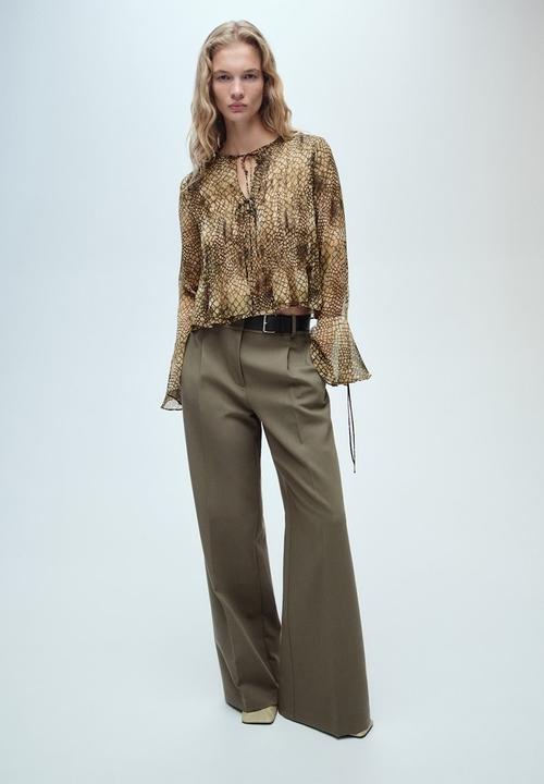MANGO - Blouse dove - brown