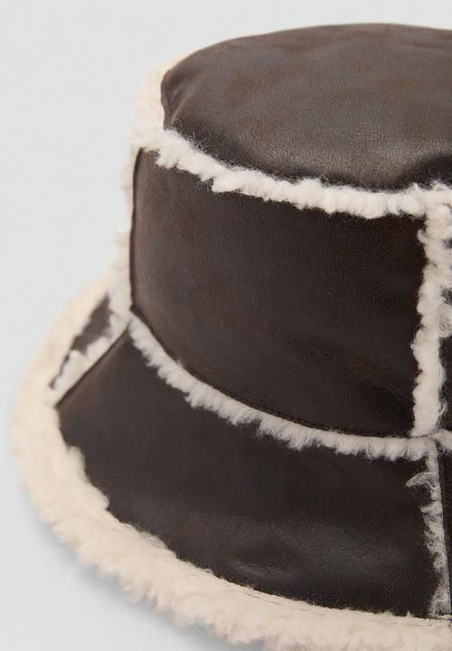 MANGO - Hat bond - dark brown