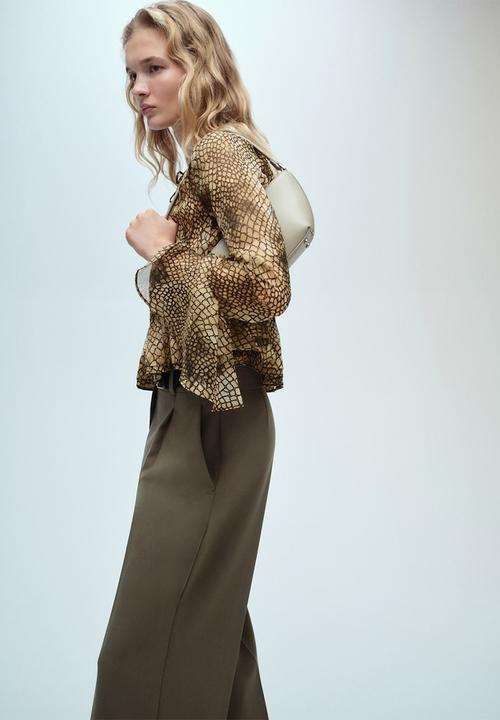 MANGO - Blouse dove - brown