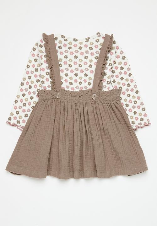 Pop Candy - Tee & pinafore set-multi