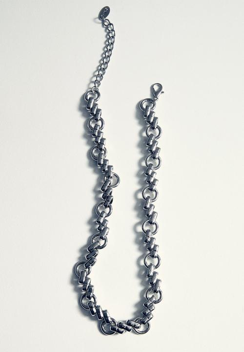 MANGO - Necklace dallas- silver