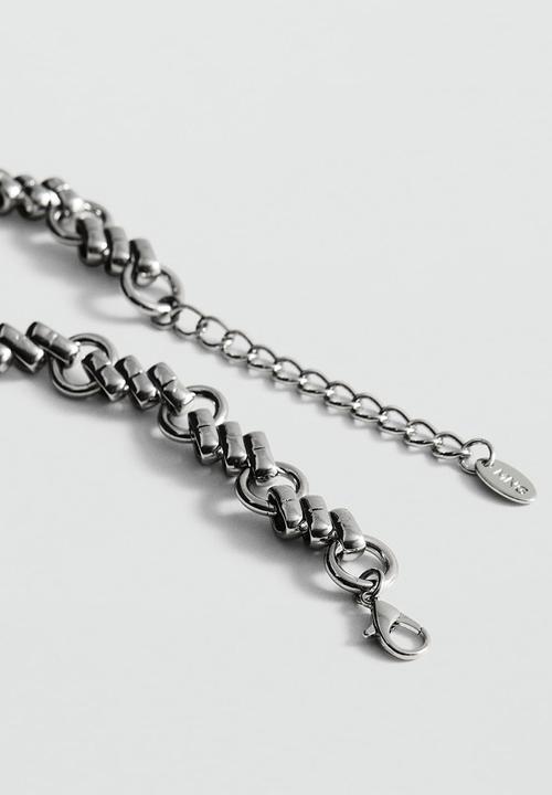 MANGO - Necklace dallas- silver