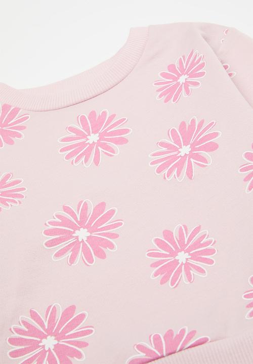 Pop Candy - Sweatshirt with joggers - pink/floral aop