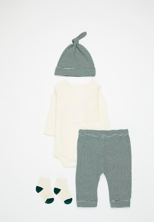 Pop Candy - Bodyvest,legging, socks & beanie set-multi