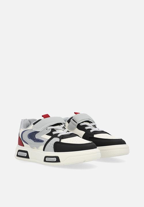 Pop Candy - Colour block lace adjustable fastener sneakers - multi