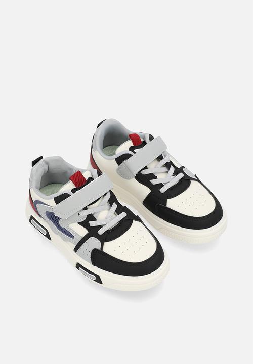 Pop Candy - Colour block lace adjustable fastener sneakers - multi