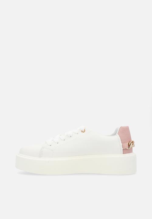Pop Candy - Platform lace up sneakers - white