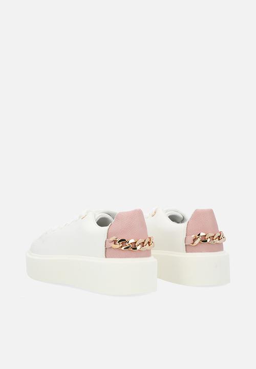 Pop Candy - Platform lace up sneakers - white