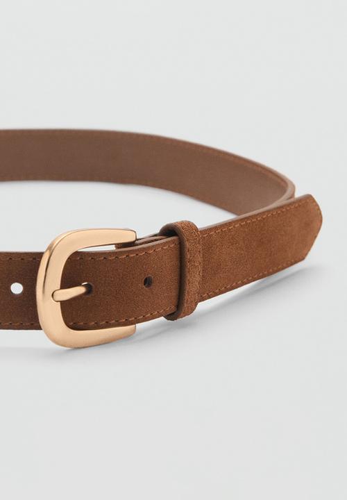 MANGO - Karina belt - brown