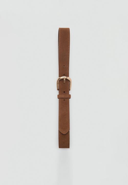 MANGO - Karina belt - brown