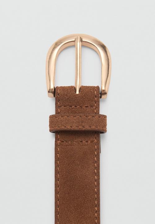 MANGO - Karina belt - brown