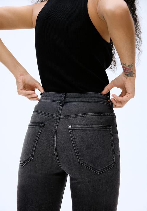 H&M - Ultra high ankle jeggings - black