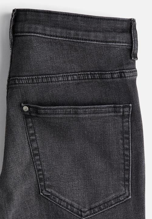 H&M - Ultra high ankle jeggings - black