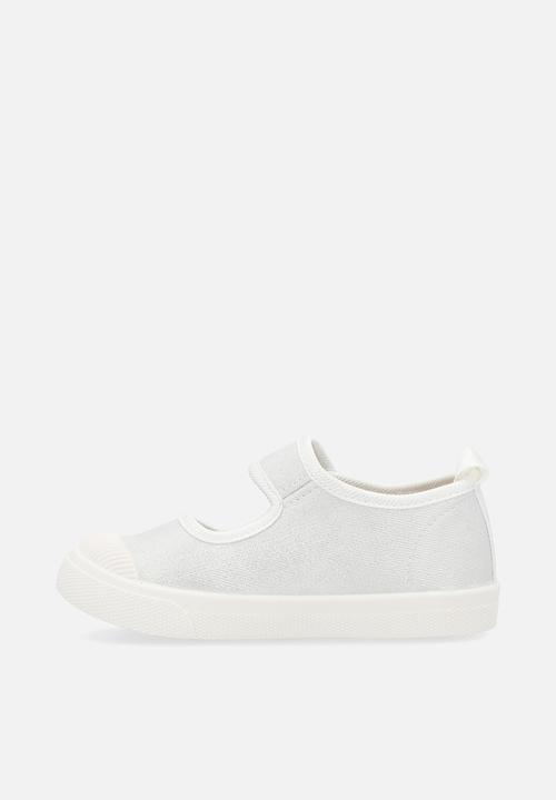 Pop Candy - Velcro strap sneakers - silver