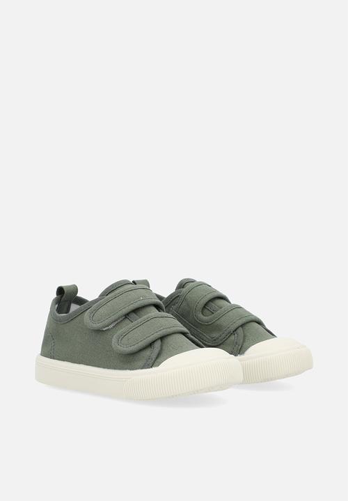 Pop Candy - Twin strap sneakers - grey-green