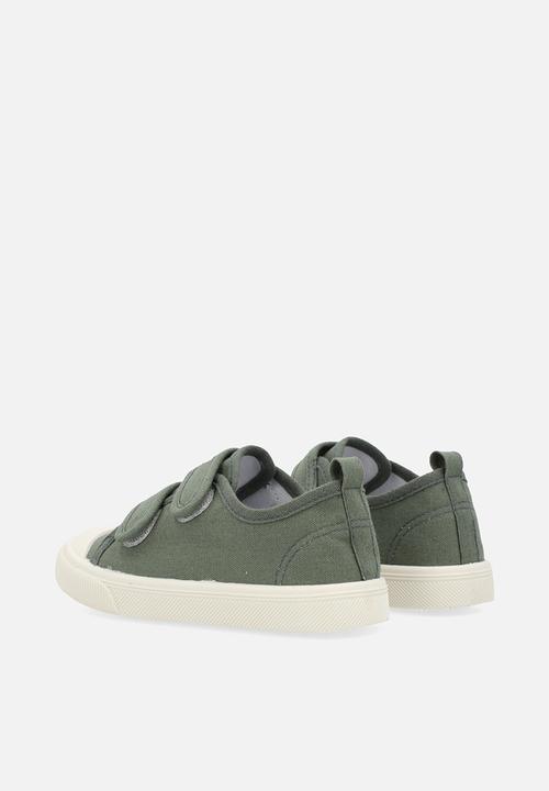 Pop Candy - Twin strap sneakers - grey-green