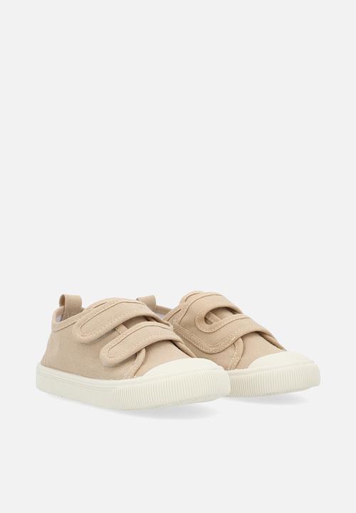 Pop Candy - Twin strap sneakers-beige