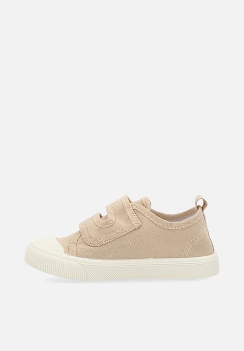 Pop Candy - Twin strap sneakers-beige
