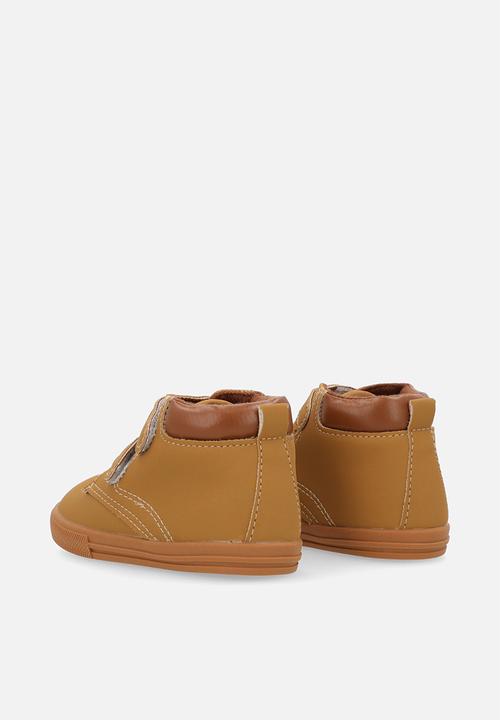 Pop Candy - Twin strap sneakers-tan