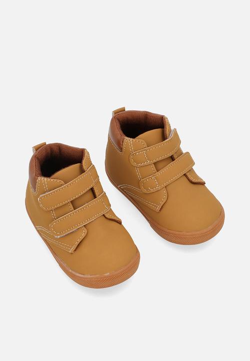 Pop Candy - Twin strap sneakers-tan