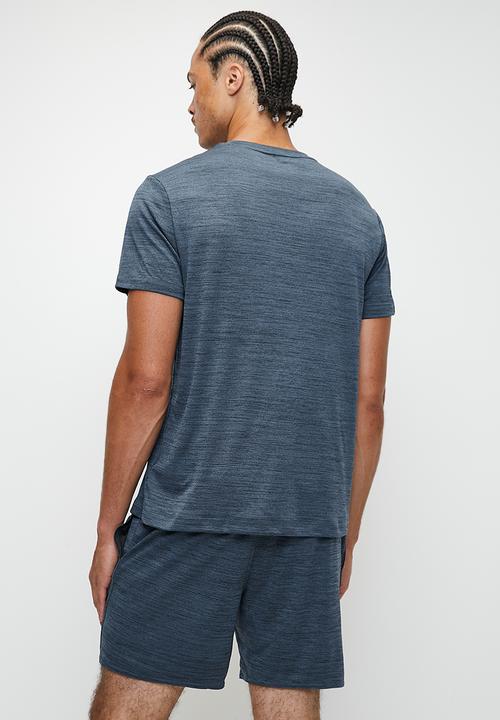 Reebok - ID Train Melange Tech Tee - Twilight Blue