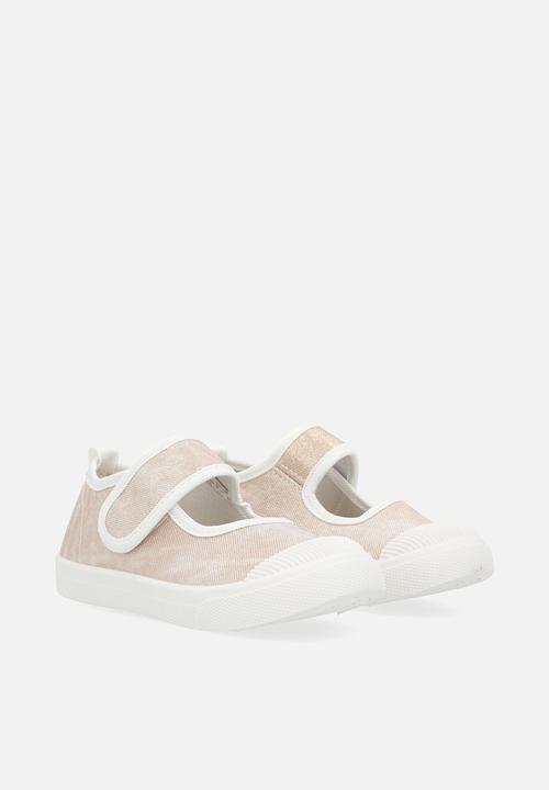 Pop Candy - Adjustable fastener sneakers-gold
