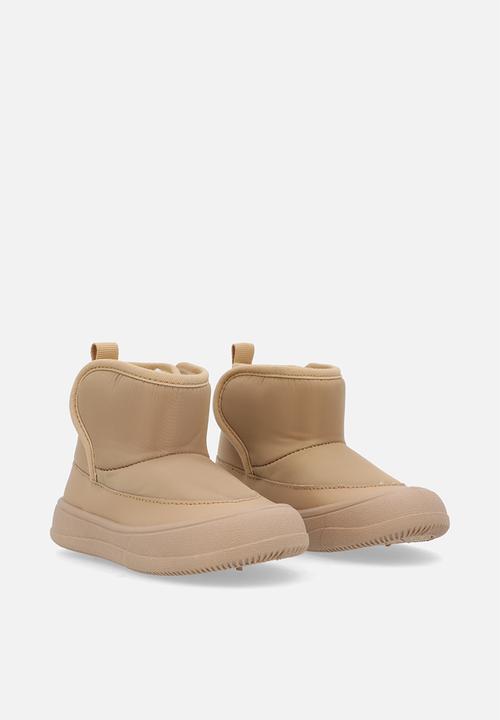 Pop Candy - Puffer-style boots - beige