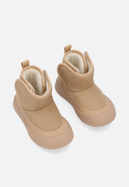 Pop Candy - Puffer-style boots - beige