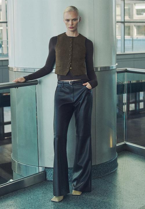 MANGO - Vest nimes - brown