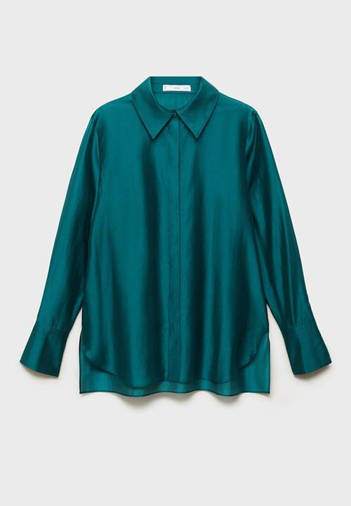 MANGO - Shirt sier - medium brown