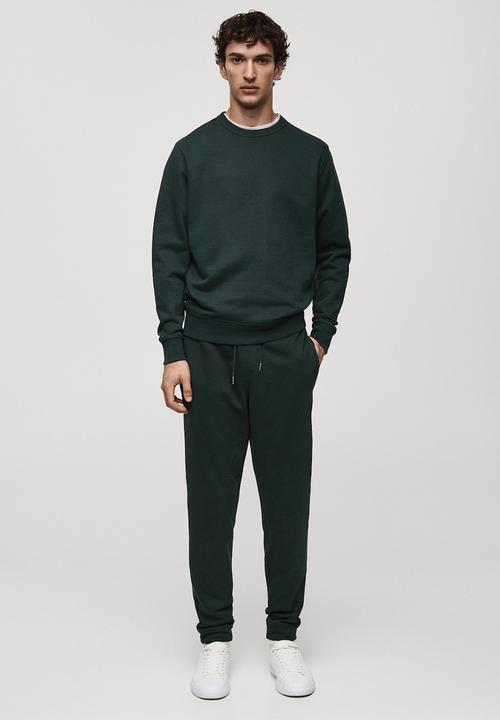 MANGO - Trousers cohen - green