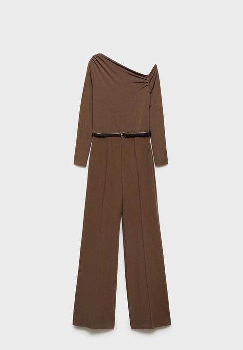 MANGO - Jumpsuit mapy - brown