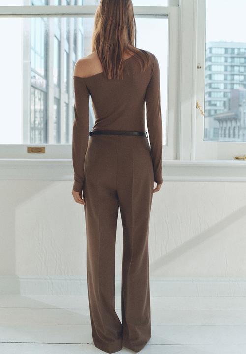 MANGO - Jumpsuit mapy - brown