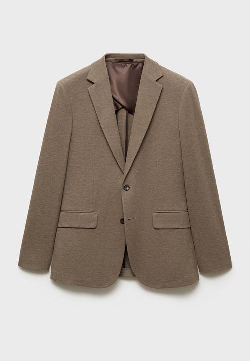 MANGO - Blazer verner - ligth-brown