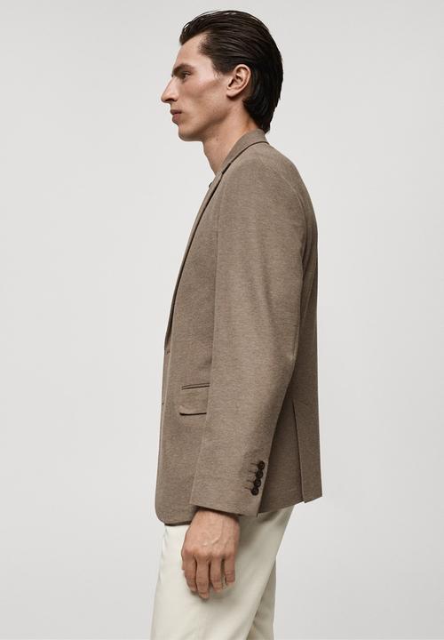 MANGO - Blazer verner - ligth-brown