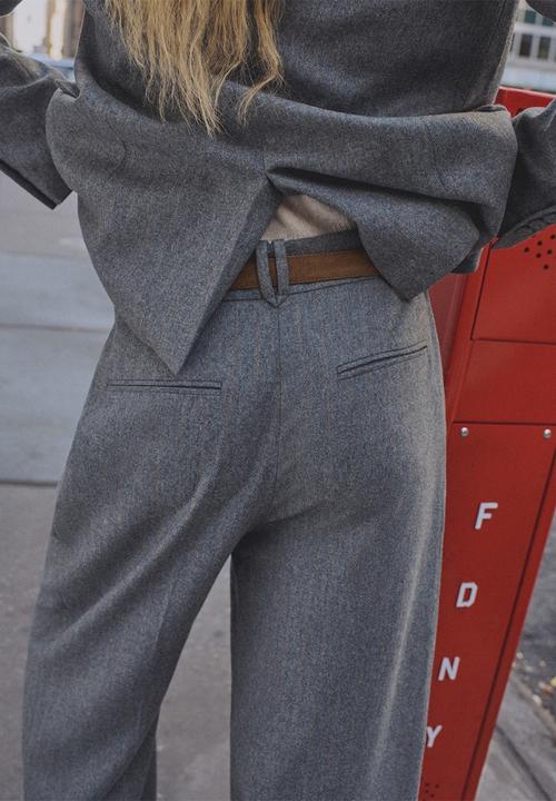 MANGO - Trousers norway - gray