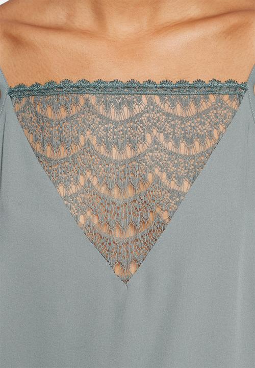 Vero Moda - Siwe lace cami