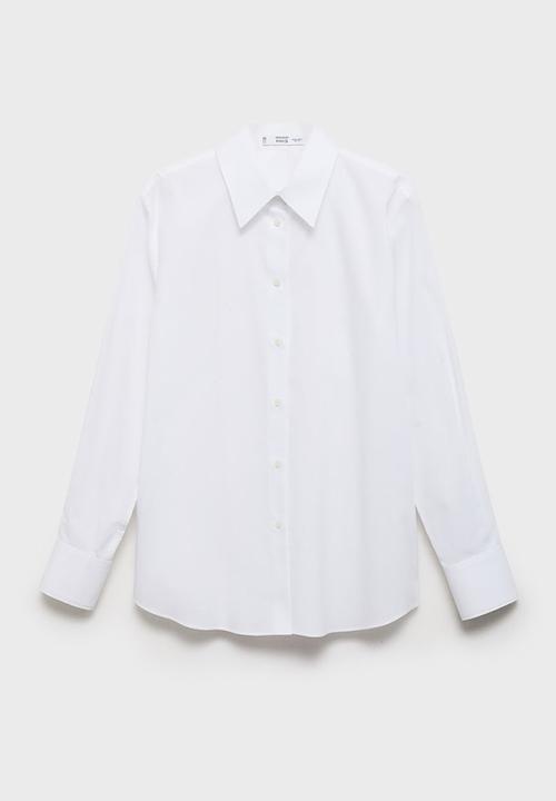 MANGO - Shirt regu - natural
