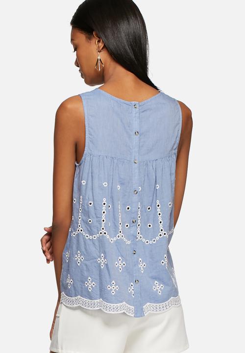 Vero Moda - Loui anglaise top