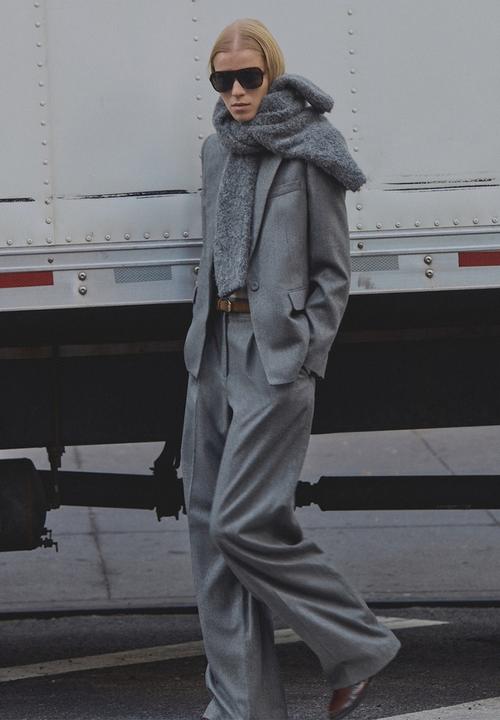 MANGO - Blazer norway - gray